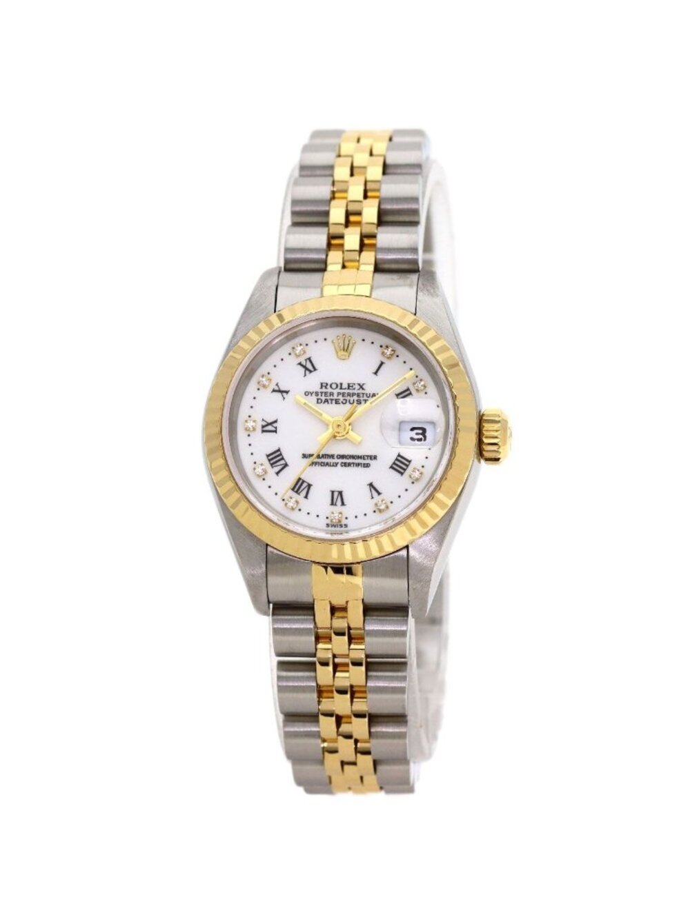 Rolex Datejust Watch SS Yellow Gold 18k